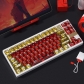 Asuka 104+20 / 22 Cherry Profile PC Clear + PBT Dye-subbed Doubleshot Backlit Keycaps Set Top / Side Legends for Mechanical Keyboard